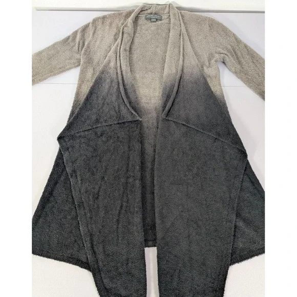 Barefoot Dreams Sweater Women Small Medium Cozy Chic Lite Cardigan Purple Ombre - Picture 5 of 10